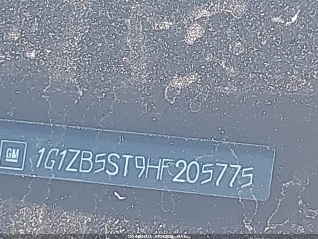 44955425 :رقم المزاد ، 1G1ZB5ST9HF205775 vin ، 2017 Chevrolet Malibu Ls مزاد بيع