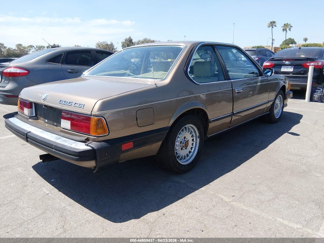 Aukcja sprzedaży 1985 Bmw 635 Csi Automatic, vin: WBAEC8403F0610597, numer aukcji: 44955437