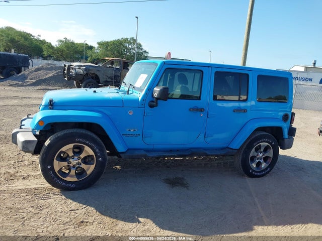 2017 Jeep Wrangler Unlimited Sahara 4x4 მანქანა იყიდება აუქციონზე, vin: 1C4BJWEG2HL589254, აუქციონის ნომერი: 44955526