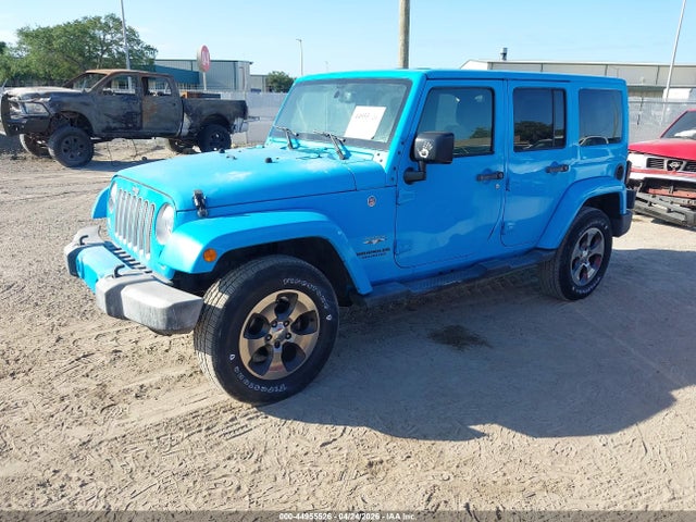 2017 Jeep Wrangler Unlimited Sahara 4x4 მანქანა იყიდება აუქციონზე, vin: 1C4BJWEG2HL589254, აუქციონის ნომერი: 44955526