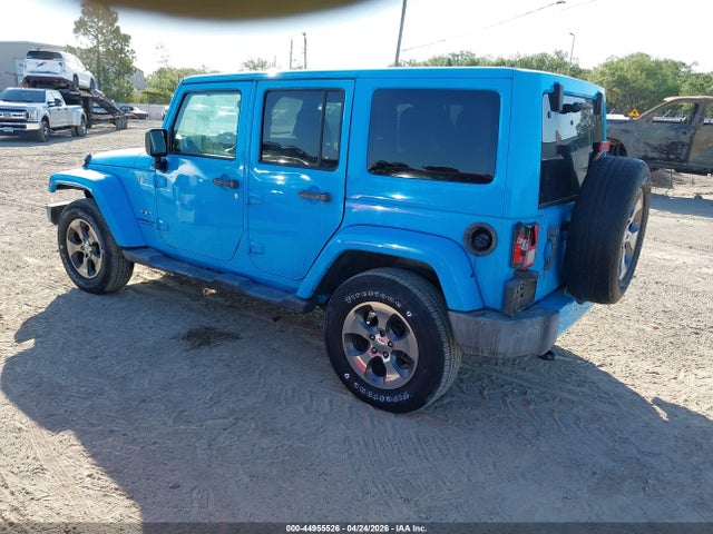 2017 Jeep Wrangler Unlimited Sahara 4x4 მანქანა იყიდება აუქციონზე, vin: 1C4BJWEG2HL589254, აუქციონის ნომერი: 44955526