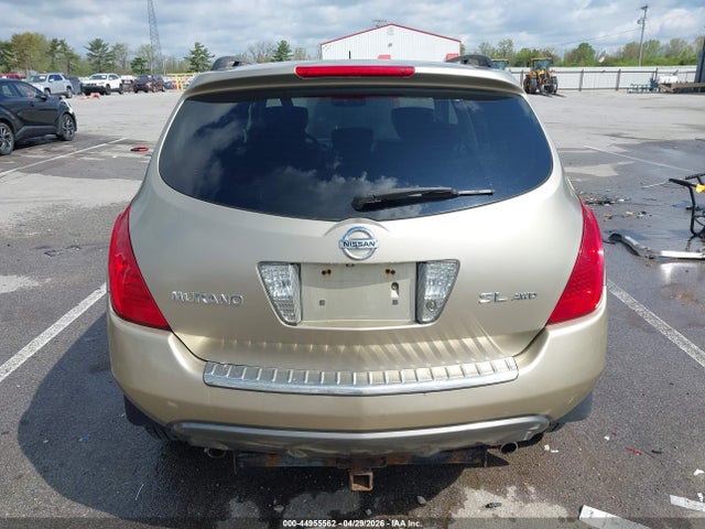 Aukcja sprzedaży 2007 Nissan Murano Sl, vin: JN8AZ08W37W635101, numer aukcji: 44955562