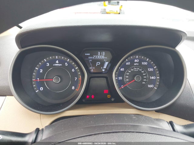 44955563 :رقم المزاد ، 5NPDH4AE5DH221887 vin ، 2013 Hyundai Elantra Gls مزاد بيع