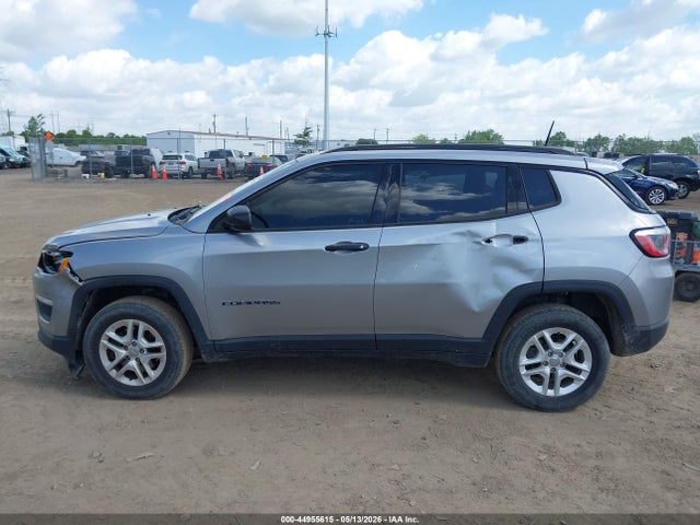2018 Jeep Compass Sport 4x4 მანქანა იყიდება აუქციონზე, vin: 3C4NJDAB0JT191871, აუქციონის ნომერი: 44955615