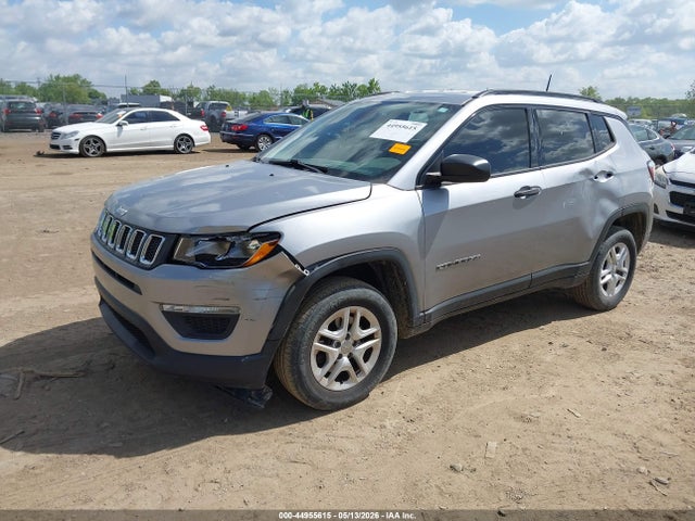 2018 Jeep Compass Sport 4x4 მანქანა იყიდება აუქციონზე, vin: 3C4NJDAB0JT191871, აუქციონის ნომერი: 44955615