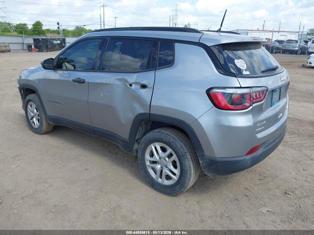 2018 Jeep Compass Sport 4x4 მანქანა იყიდება აუქციონზე, vin: 3C4NJDAB0JT191871, აუქციონის ნომერი: 44955615