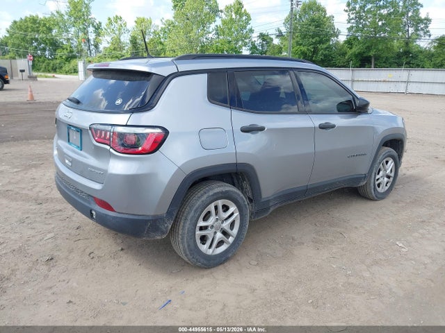 2018 Jeep Compass Sport 4x4 მანქანა იყიდება აუქციონზე, vin: 3C4NJDAB0JT191871, აუქციონის ნომერი: 44955615