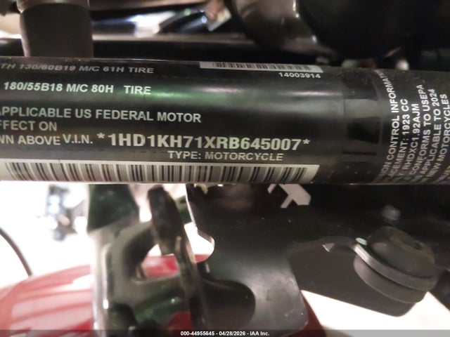 Продаж на аукціоні авто 2024 Harley-davidson Fltrx, vin: 1HD1KH71XRB645007, номер лоту: 44955645