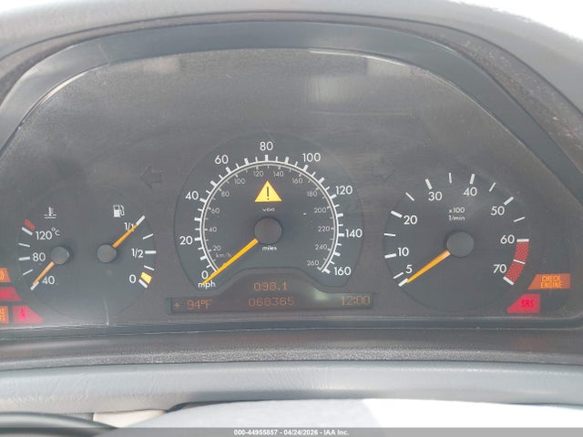 Aukcja sprzedaży 1999 Mercedes-benz Clk 320, vin: WDBLK65G7XT027350, numer aukcji: 44955857