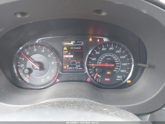 44956017 :رقم المزاد ، JF1VA2S61K9801976 vin ، 2019 Subaru Wrx Sti مزاد بيع