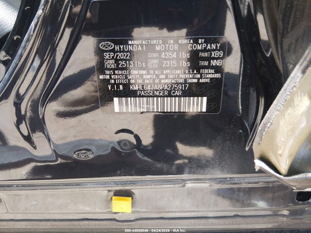 Hyundai SONATA SEL 2023 KMHL64JA8PA275917 Image 9
