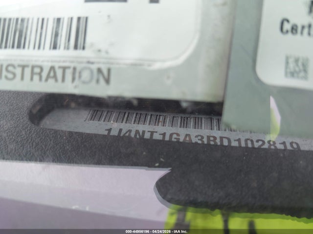 44956196 :رقم المزاد ، 1J4NT1GA3BD102819 vin ، 2011 Jeep Patriot Sport مزاد بيع