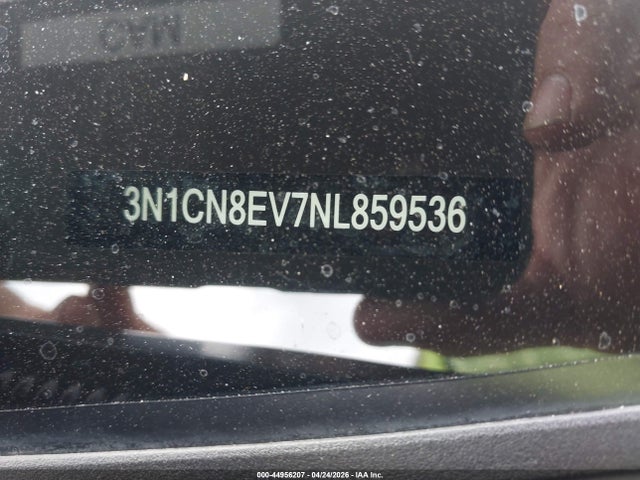 Продаж на аукціоні авто 2022 Nissan Versa 1.6 Sv Xtronic Cvt, vin: 3N1CN8EV7NL859536, номер лоту: 44956207