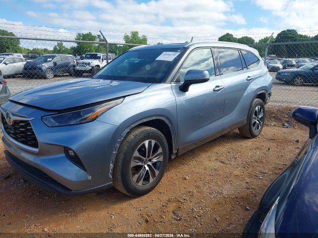 2022 Toyota Highlander Xle მანქანა იყიდება აუქციონზე, vin: 5TDGZRAH1NS127552, აუქციონის ნომერი: 44956292
