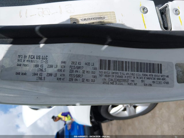1C4NJCEA9GD599537 Jeep Compass Latitude