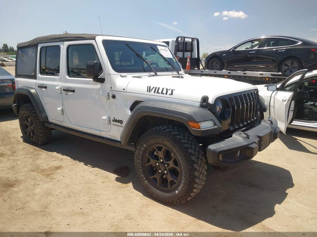 Продажа на аукционе авто 2022 Jeep Wrangler Unlimited Willys 4x4, vin: 1C4HJXDGXNW110753, номер лота: 44956682