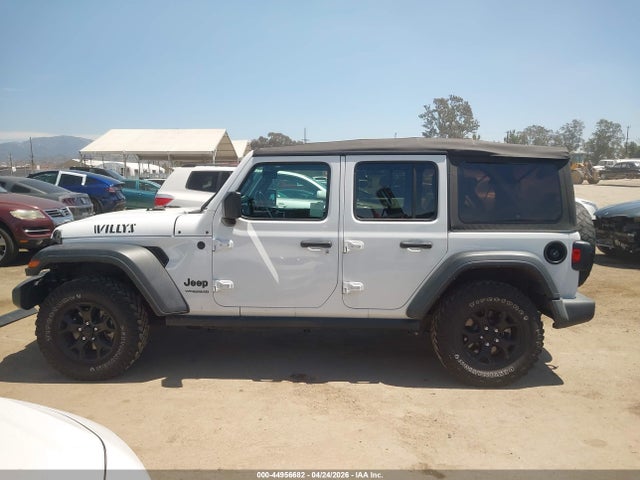 Продажа на аукционе авто 2022 Jeep Wrangler Unlimited Willys 4x4, vin: 1C4HJXDGXNW110753, номер лота: 44956682