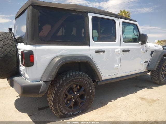 Продажа на аукционе авто 2022 Jeep Wrangler Unlimited Willys 4x4, vin: 1C4HJXDGXNW110753, номер лота: 44956682