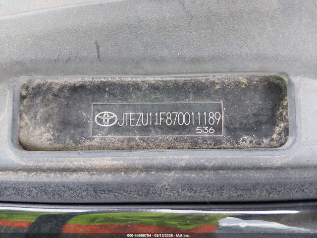 Aukcja sprzedaży 2007 Toyota Fj Cruiser, vin: JTEZU11F870011189, numer aukcji: 44956704