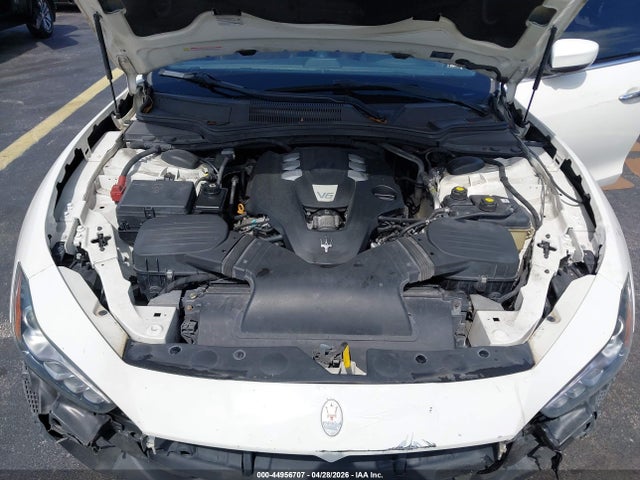2017 Maserati Ghibli მანქანა იყიდება აუქციონზე, vin: ZAM57XSA2H1212626, აუქციონის ნომერი: 44956707