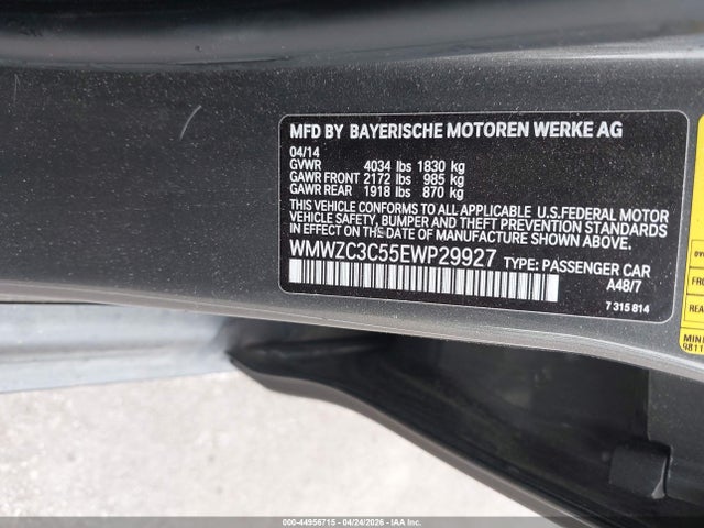 Продажа на аукционе авто 2014 Mini Countryman Cooper S, vin: WMWZC3C55EWP29927, номер лота: 44956715