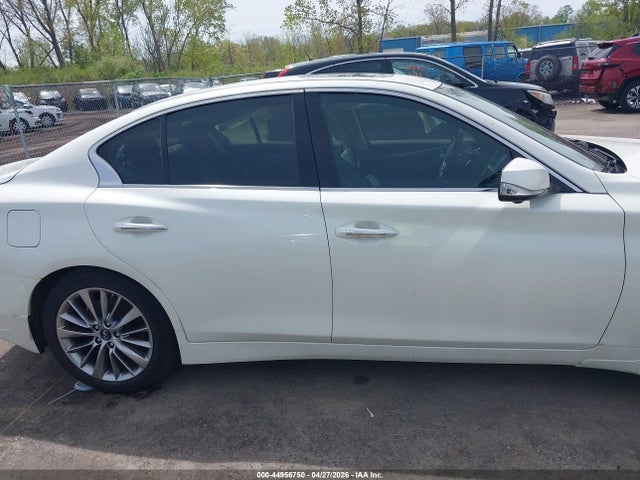 2018 Infiniti Q50 3.0t Luxe მანქანა იყიდება აუქციონზე, vin: JN1EV7AR5JM432948, აუქციონის ნომერი: 44956750