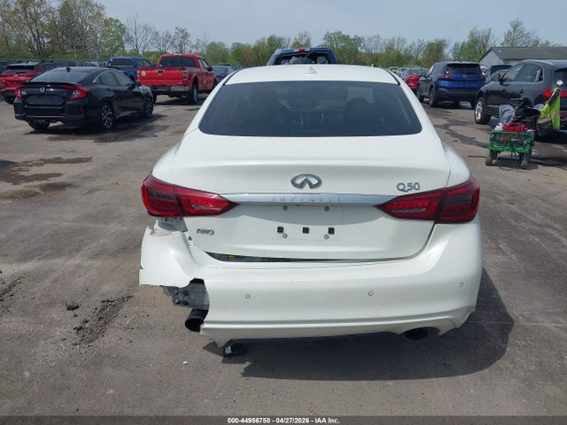 2018 Infiniti Q50 3.0t Luxe მანქანა იყიდება აუქციონზე, vin: JN1EV7AR5JM432948, აუქციონის ნომერი: 44956750