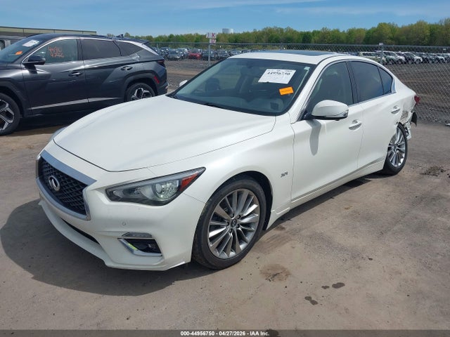 2018 Infiniti Q50 3.0t Luxe მანქანა იყიდება აუქციონზე, vin: JN1EV7AR5JM432948, აუქციონის ნომერი: 44956750