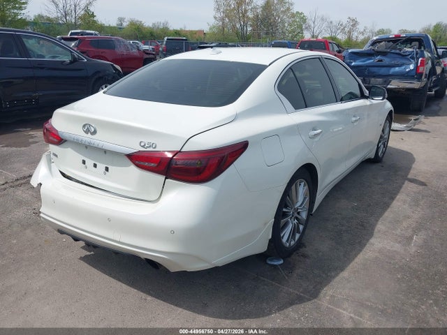 2018 Infiniti Q50 3.0t Luxe მანქანა იყიდება აუქციონზე, vin: JN1EV7AR5JM432948, აუქციონის ნომერი: 44956750