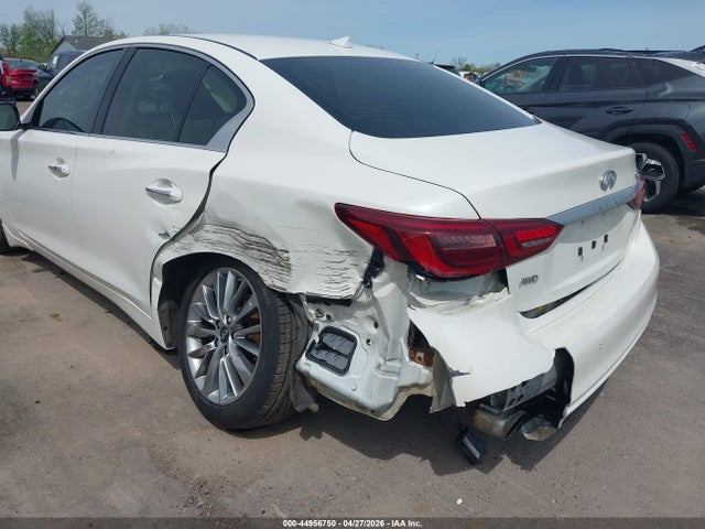 2018 Infiniti Q50 3.0t Luxe მანქანა იყიდება აუქციონზე, vin: JN1EV7AR5JM432948, აუქციონის ნომერი: 44956750
