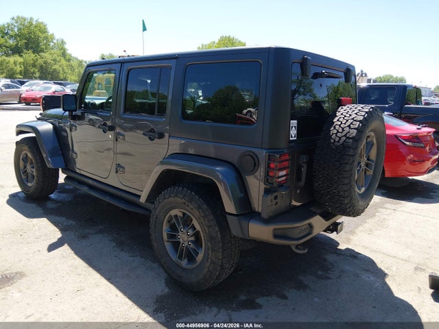 2016 Jeep Wrangler Unlimited 75th Anniversary მანქანა იყიდება აუქციონზე, vin: 1C4BJWEG9GL336656, აუქციონის ნომერი: 44956906