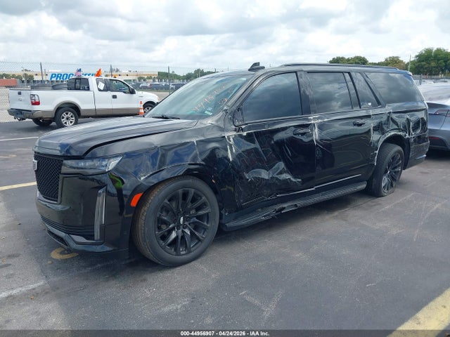 44956907 :رقم المزاد ، 1GYS4RKL6MR490755 vin ، 2021 Cadillac Escalade Esv 4wd Sport Platinum مزاد بيع