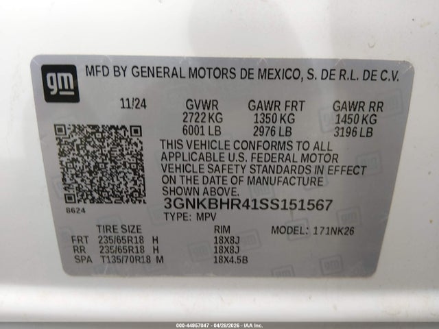 Chevrolet Blazer Awd 2lt 2025 3GNKBHR41SS151567 Image 9