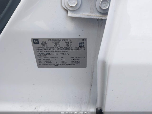 1GNALAEK8EZ131733 Chevrolet EQUINOX LS