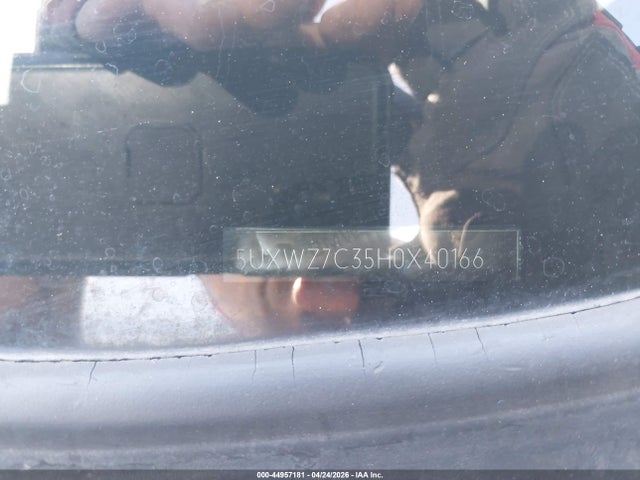 5UXWZ7C35H0X40166 BMW X3 Sdrive28i