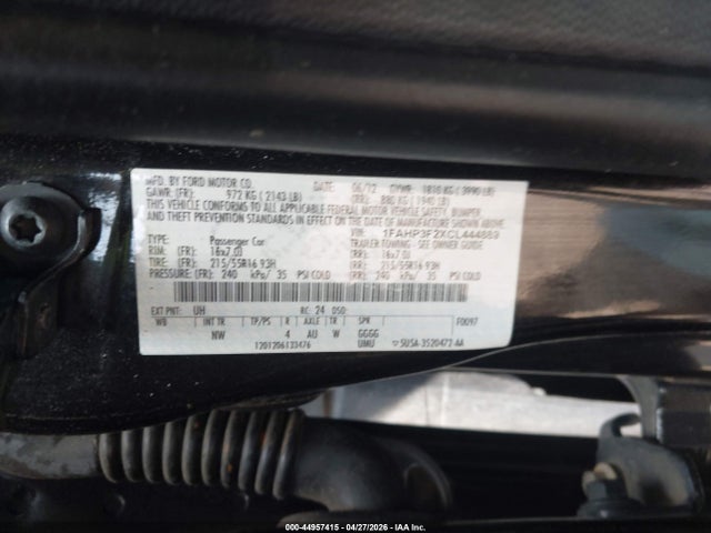 Продажа на аукционе авто 2012 Ford Focus Se, vin: 1FAHP3F2XCL444889, номер лота: 44957415