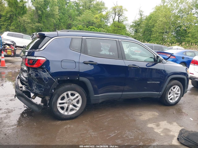 44957422 :رقم المزاد ، 3C4NJCAB5LT102504 vin ، 2020 Jeep Compass Sport Fwd مزاد بيع