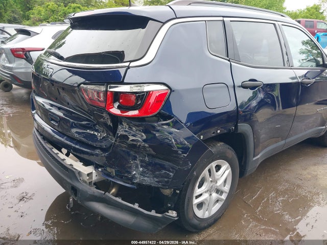 44957422 :رقم المزاد ، 3C4NJCAB5LT102504 vin ، 2020 Jeep Compass Sport Fwd مزاد بيع