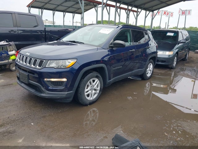 44957422 :رقم المزاد ، 3C4NJCAB5LT102504 vin ، 2020 Jeep Compass Sport Fwd مزاد بيع