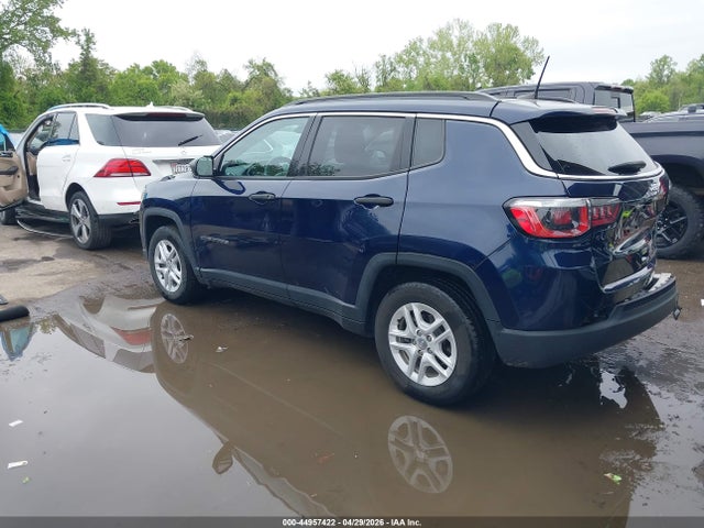 44957422 :رقم المزاد ، 3C4NJCAB5LT102504 vin ، 2020 Jeep Compass Sport Fwd مزاد بيع