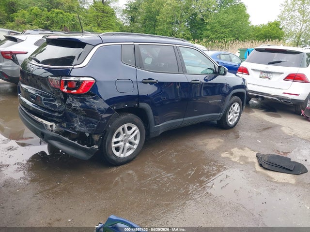 44957422 :رقم المزاد ، 3C4NJCAB5LT102504 vin ، 2020 Jeep Compass Sport Fwd مزاد بيع