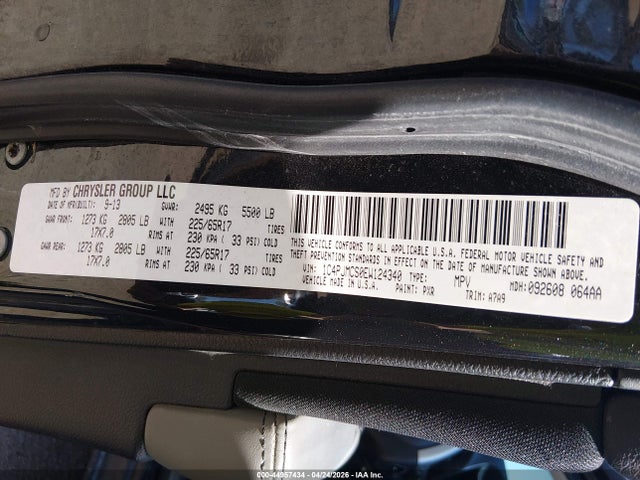 Jeep Cherokee Latitude 2014 1C4PJMCS0EW124340 Image 9