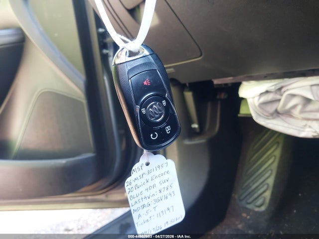 2020 Buick Encore Fwd Preferred მანქანა იყიდება აუქციონზე, vin: KL4CJASBXLB008785, აუქციონის ნომერი: 44957653