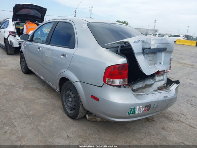 Aukcja sprzedaży 2006 Chevrolet Aveo Ls, vin: KL1TD56656B661957, numer aukcji: 44957663
