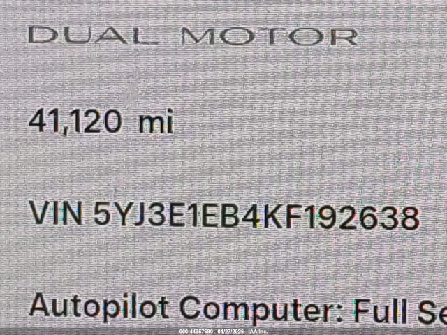 Tesla Model 3 Long Range/performance 2019 5YJ3E1EB4KF192638 Image 14