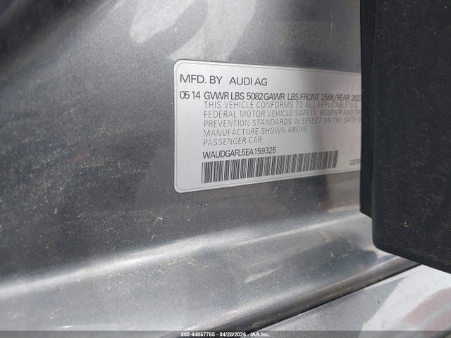 Aukcja sprzedaży 2014 Audi S4 3.0t Premium Plus, vin: WAUDGAFL5EA159325, numer aukcji: 44957785