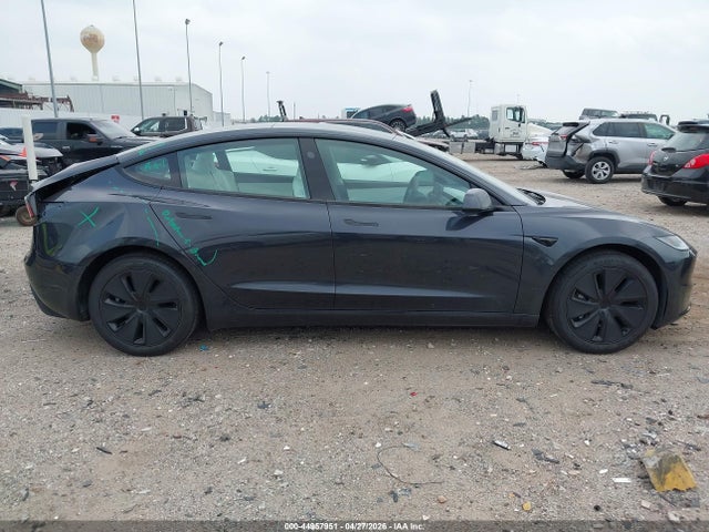 Auction sale of the 2025 Tesla Model 3 Long Range Rear-wheel Drive/standard Rear-wheel Drive, vin: 5YJ3E1EA0SF053887, lot number: 44957951