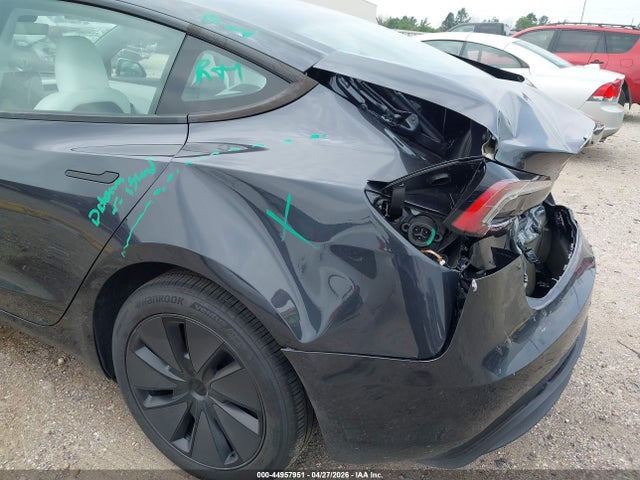 Auction sale of the 2025 Tesla Model 3 Long Range Rear-wheel Drive/standard Rear-wheel Drive, vin: 5YJ3E1EA0SF053887, lot number: 44957951