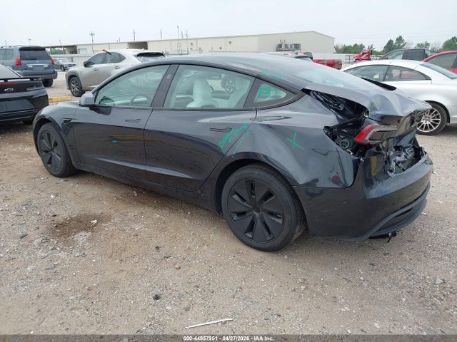 Auction sale of the 2025 Tesla Model 3 Long Range Rear-wheel Drive/standard Rear-wheel Drive, vin: 5YJ3E1EA0SF053887, lot number: 44957951