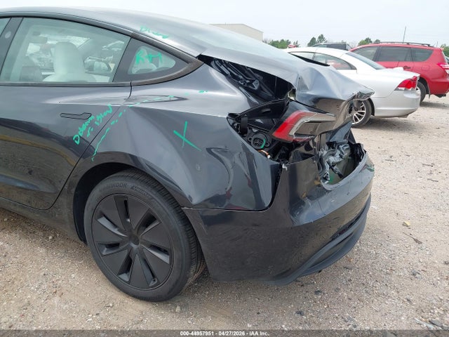 Auction sale of the 2025 Tesla Model 3 Long Range Rear-wheel Drive/standard Rear-wheel Drive, vin: 5YJ3E1EA0SF053887, lot number: 44957951